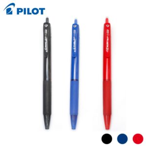 Pilot BP 1 RT Fine 0.7 Ballpoint Pen with Soft Rubber Grip (12 Pcs Pack)