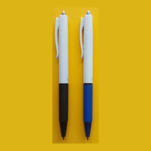 Pilot BP 1 RT Fine 0.7 Ballpoint Pen with Soft Rubber Grip White Body
