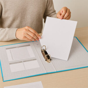 HUA JIE Lever Arch Ring File Multicolor