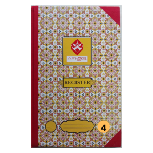 Ashoka Maplito Register No 4 For Schools, Offices, Shops, and Personal Record Keeping