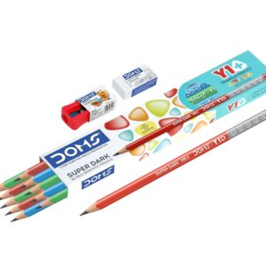 Doms Y1 + Super Dark HB/2 Graphite Pencil Box Pack