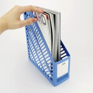 HUA JIE Magazine File Holder Desk Document Stand L Shape