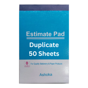 Ashoka Estimate Bill Pad 50 sheets