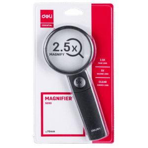 Deli Magnifying Glass 70 mm E9090 - Black