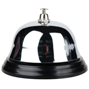 Deli Call Bell E0240 Ideal for Office, School, Reception, Warehouse & Restaurants (Silver)
