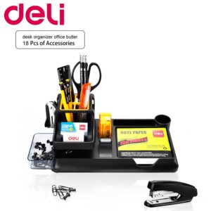 Deli Desk Organiser Set 17 Accessories Included E38252A