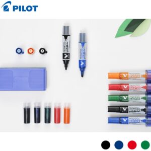 Pilot V Board Master Whiteboard Marker Fine Bullet Cartridge System Refillable
