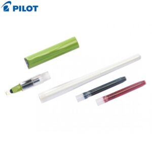Pilot Parallel Calligraphy Pen 3.8 mm Nib with Black and Red Cartridge Set