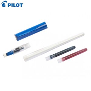 Pilot Parallel Calligraphy Pen 6.0 mm Nib with Black and Red Cartridge Set