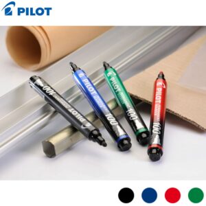 Pilot SCA 100 Permanent Marker Fine Bullet Tip (12 Pcs Pack)