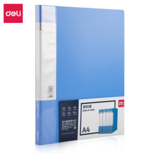 Deli Display Book 20 Pocket A4 Size, Assorted
