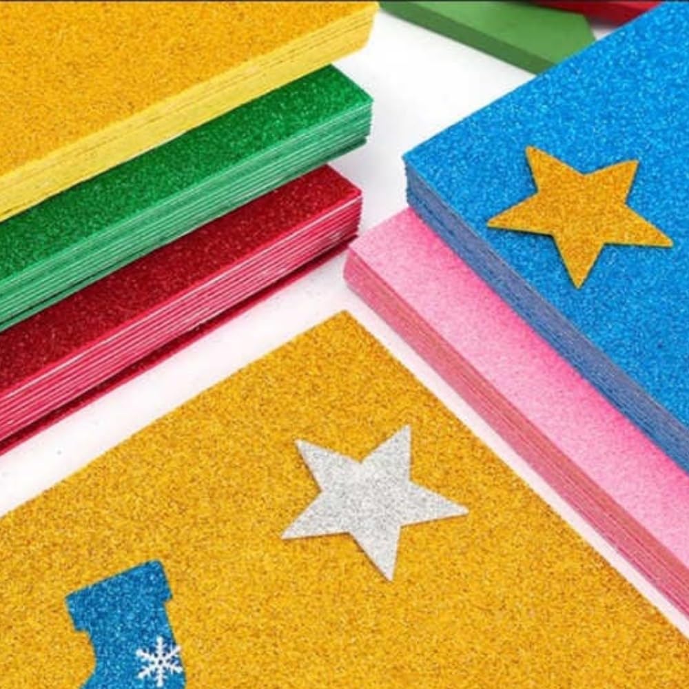 Glitter Paper A4 Size Multicolor Colors - Image 5