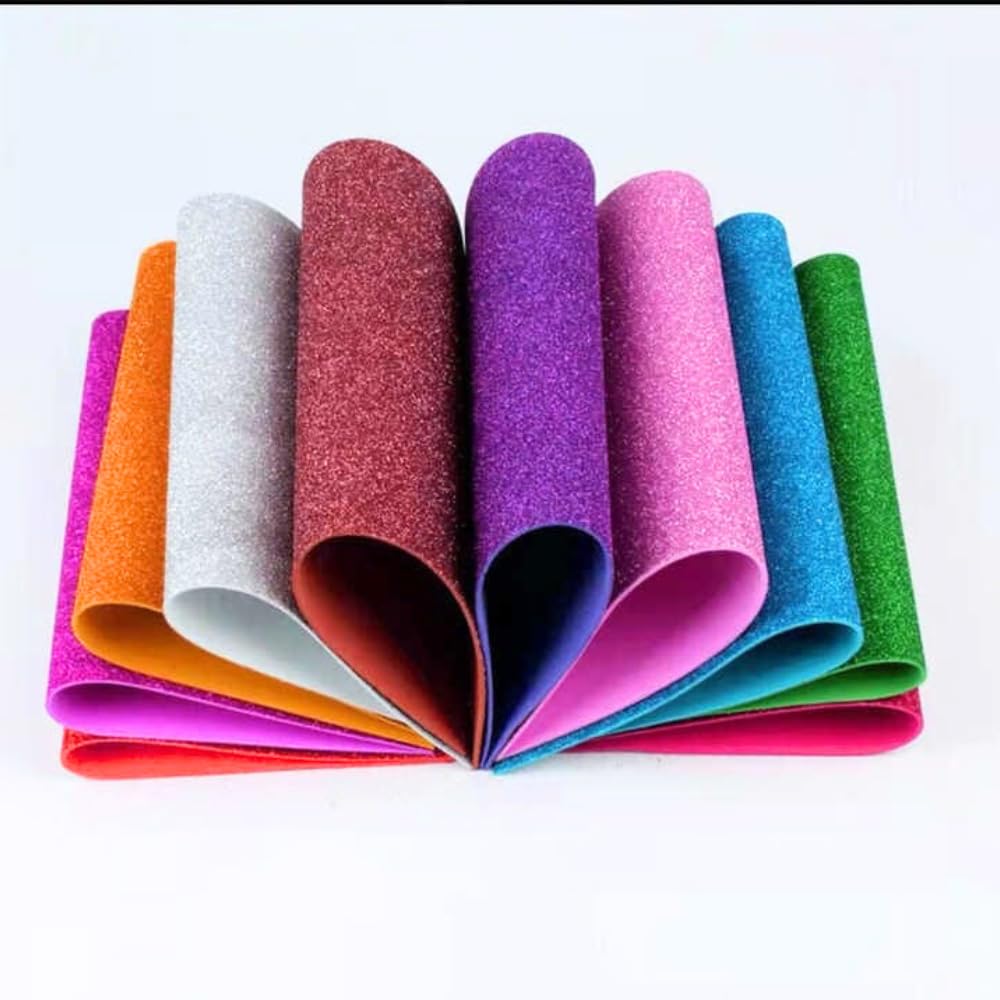 Glitter Paper A4 Size Multicolor Colors