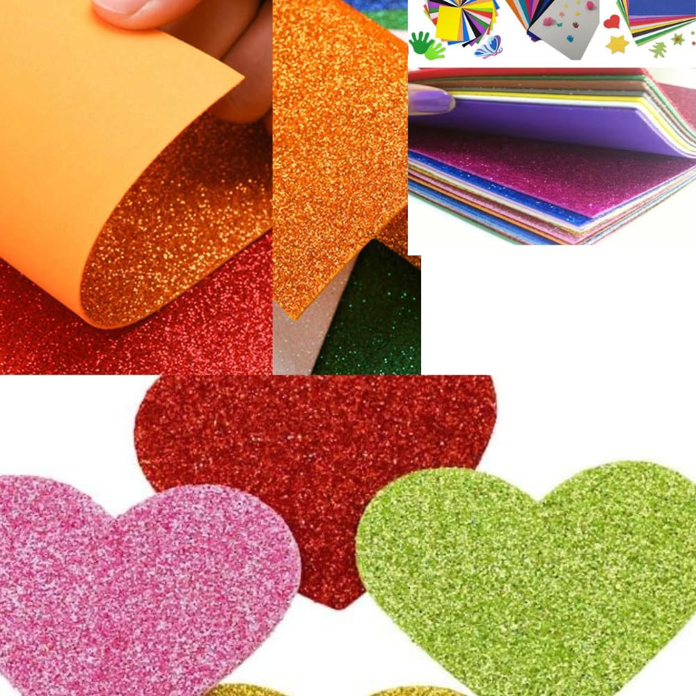Glitter Paper A4 Size Multicolor Colors - Image 8