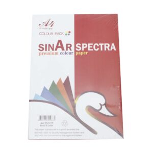 Sinar Spectra A4 Colour Paper - 250 Sheets